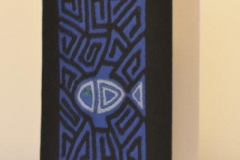 A5 blau fisch